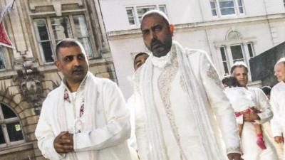 Brothers Ghulam Abbas, left, and Raza Ghulam