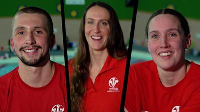 Dan Jervis, Georgia Davies and Alys Thomas are preparing for the Tokyo Olympics.