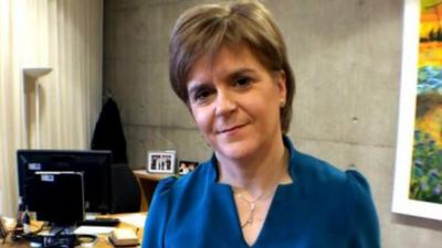 First Minister Nicola Sturgeon