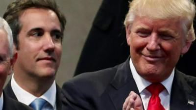 Michael Cohen and Donald Trump