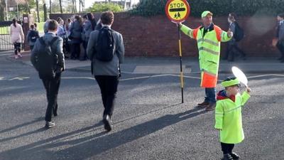 Lollipop man Ray Vickery