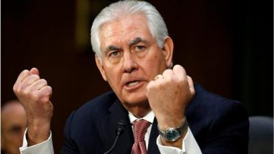 What did Donald Trump's pick for Secretary of State say about Russia and climate change?