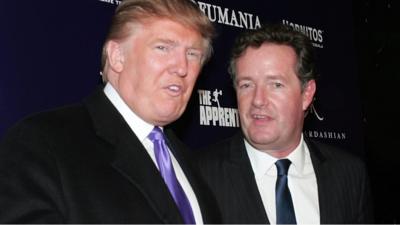 Piers Morgan and Donald Trump