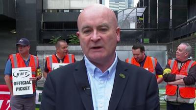 RMT general secretary, Mick Lynch