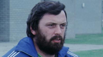 Geoff Capes in tracksuit top