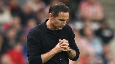 Frank Lampard with hands clasped in prayer