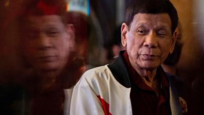 Rodrigo Duterte is stylised file photo