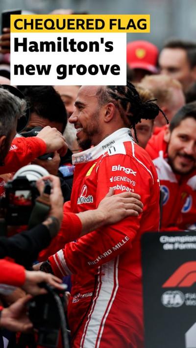 Lewis Hamilton for Ferrari smiling