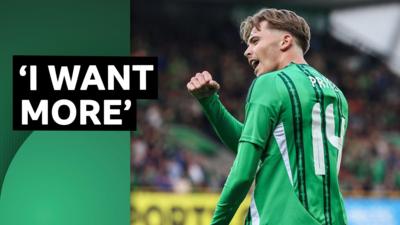 Isaac Price celebrates scoring