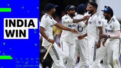 India players celebrate