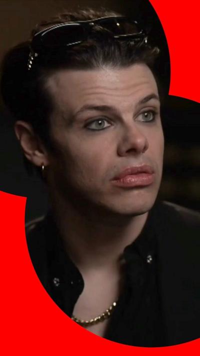 Yungblud looking intently at camera 