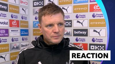 Newcastle boss Eddie Howe