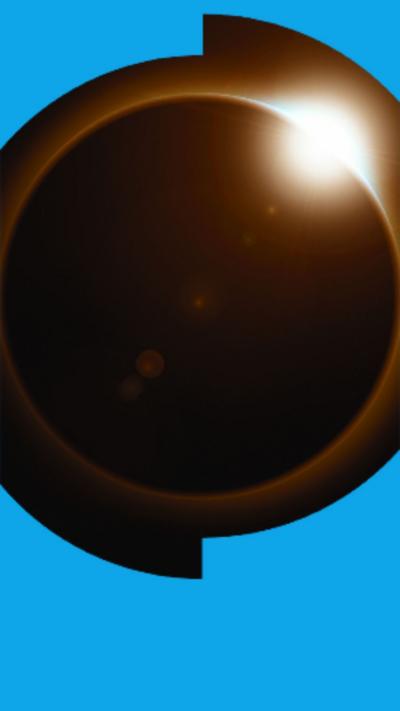 A total solar eclipse.