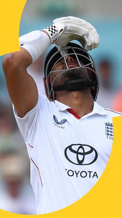 Emilio Gay reacts to being bowled at day four of England v New Zealand in the men's Test match series