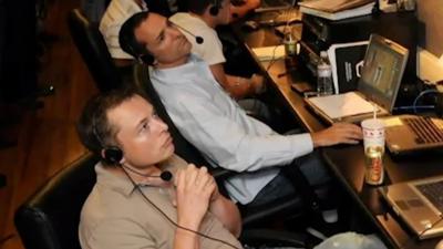 Archive photo of Tom Mueller (right) and Elon Musk (left).