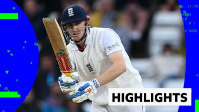 Harry Brook batting 