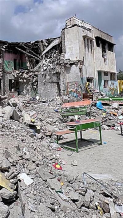 Aftermath of missile strike on Minab School in Iran.