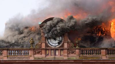 A fire has broken out at Primark in Belfast city centre.