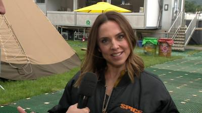 Mel C at Glastonbury