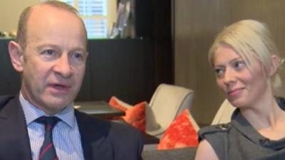 Henry Bolton and Jo Marney