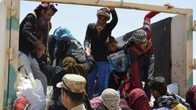 People trapped in Falluja