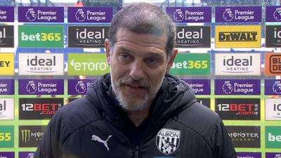 West Brom manager Slaven Bilic