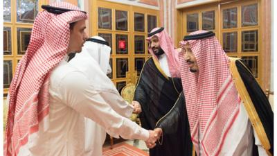 Khashoggi's family meet Saudi king and crown prince