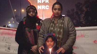 Women at protest