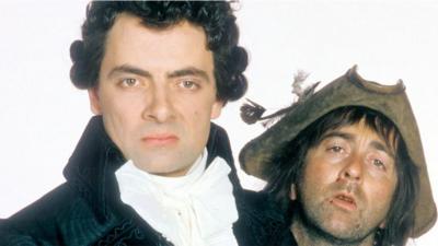 Blackadder actors in character