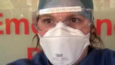 Dr Sarah Edwards in PPE