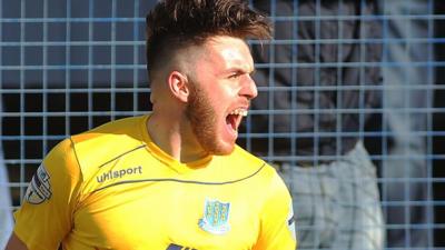 Ballymena United beat Warrenpoint 2-0 to reach the semi-finals of the NI League Cup.