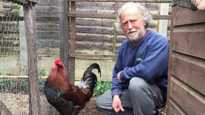 The bird, named Bobby Moore, has prompted complaints from neighbours over his loud crowing.