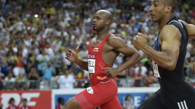 Asafa Powell runs second fastest 100m of 2015 to win the Diamond League meeting in Paris