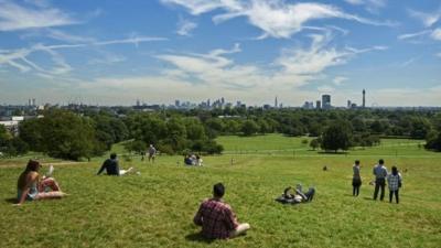 Sunny day in London