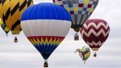 Hot air balloons