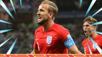 Harry Kane celebrates