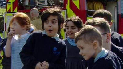 Pupils at Glenwood Primary School