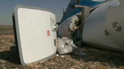 Russian A321 airliner