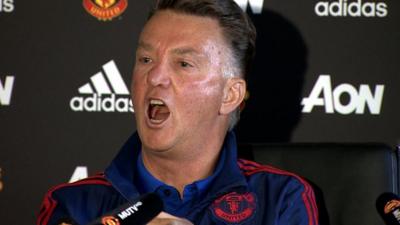 Manchester United manager Louis van Gaal