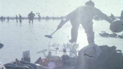 Curling on Lake of Menteith in 1979