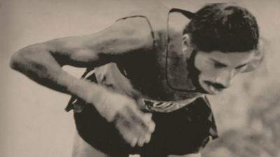 Milkha Singh at the Commonwealth Games