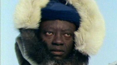 An African man dressed in traditional clothing of Greenland