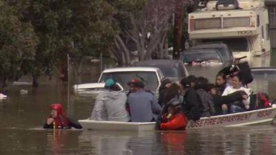 A rescue operation in San Jose, California