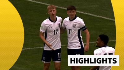 England's Tom Watson and Mikey Moore celebrate
