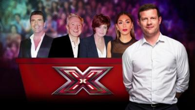 X Factor judges and host