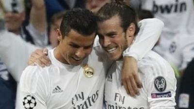 Gareth Bale and Cristiano Ronaldo