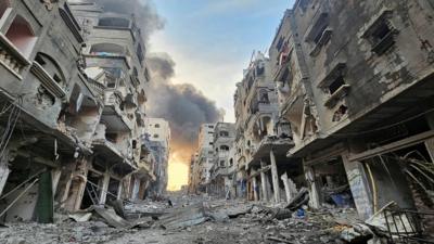 Rubble in Jabalia