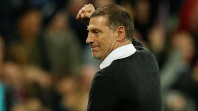 Slaven Bilic celebrates