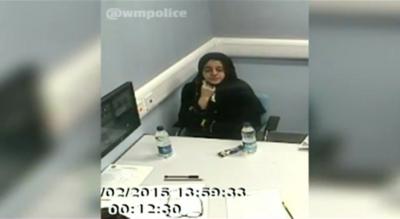 Tareena Shakil in police interview