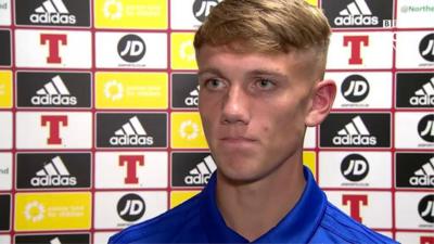 Ethan Galbraith 'lost for words' after making Northern Ireland debut